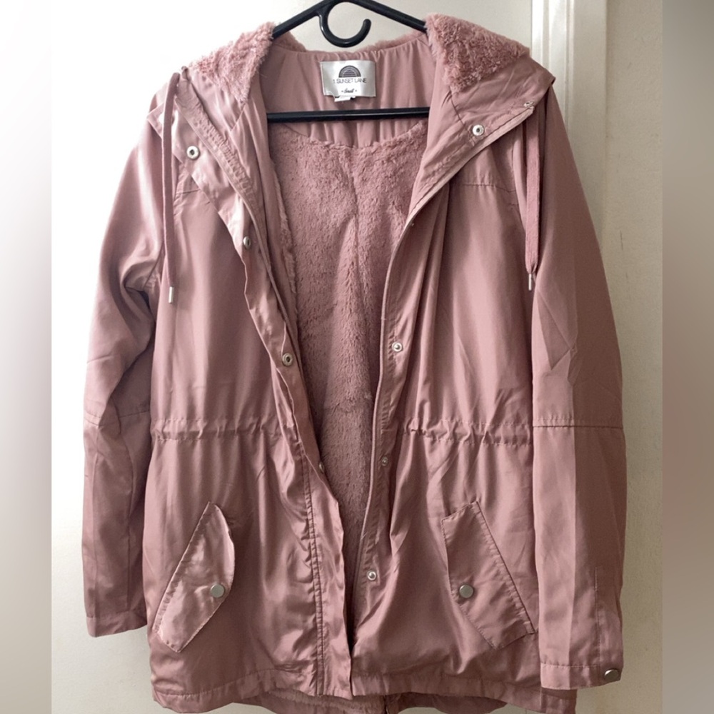 Elegant Dusty Rose Utility Jacket